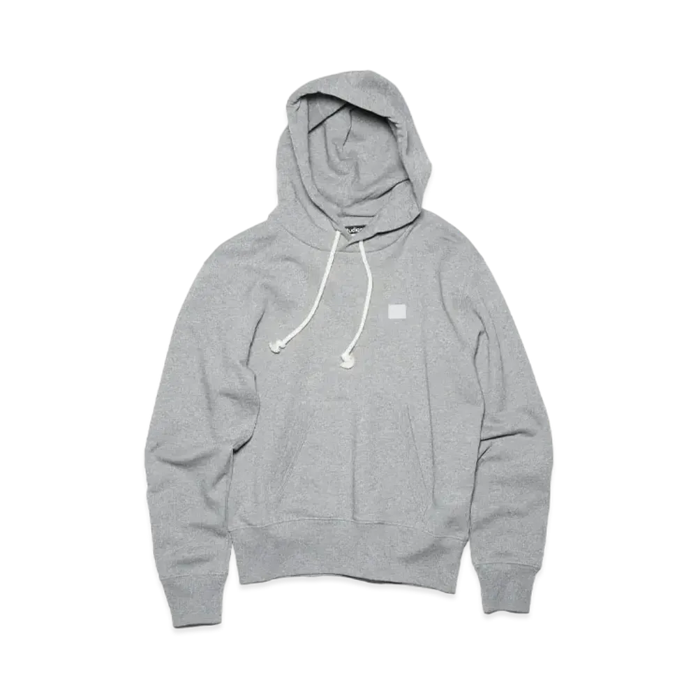 Acne Studios Hoodie - Regular Fit "Light Grey Melange"