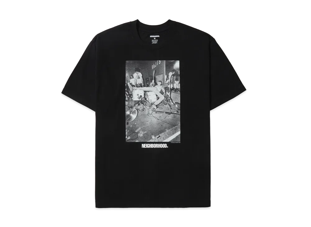 NEIGHBORHOOD x Charles Peterson Tee SS-3 "Black"