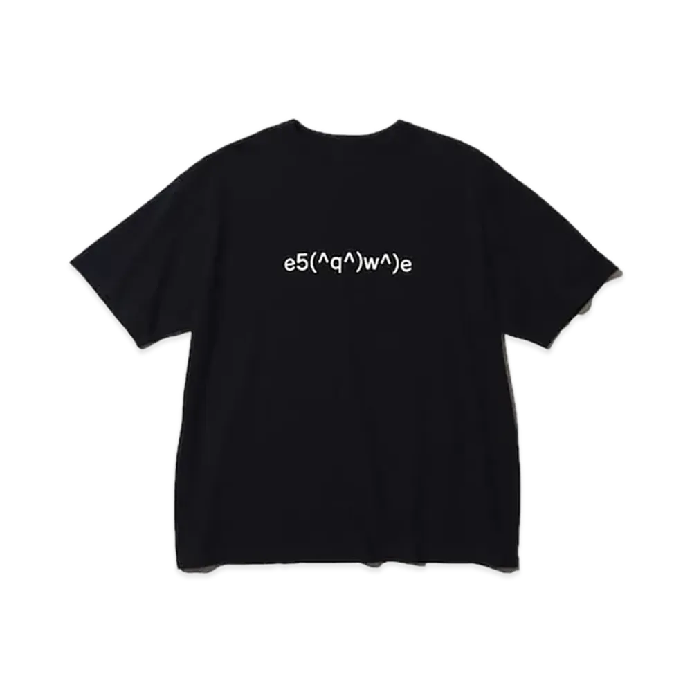 BEAMS x esqwe EISUKE HOSHI sqwetch T-Shirt "Black"