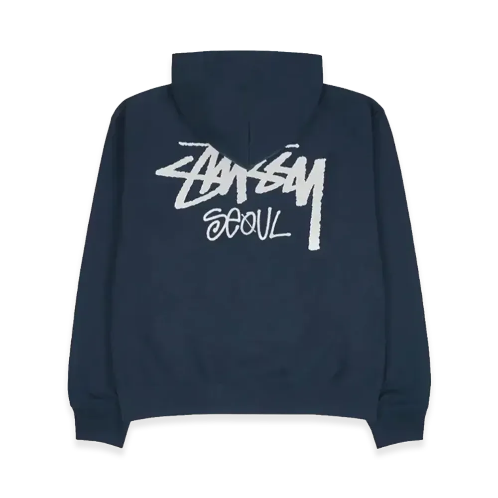 Stussy Stock Seoul Hood "Navy"