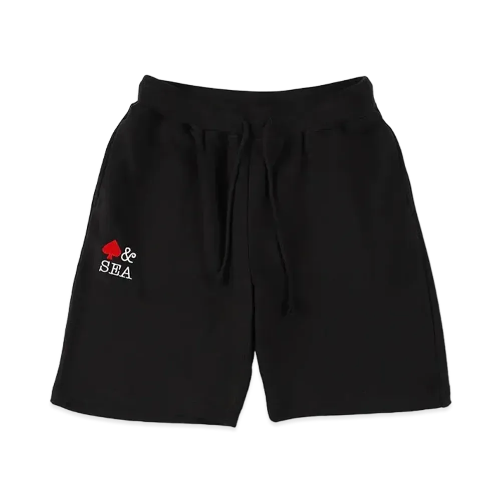 WIND AND SEA Sweat Short(HTSP) "Black_Spade"