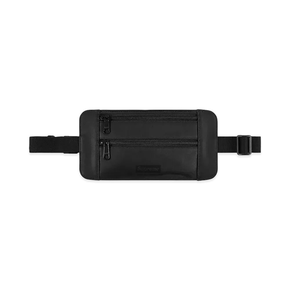 Supreme Leather Waist/Shoulder Pouch (19SS) "Black"