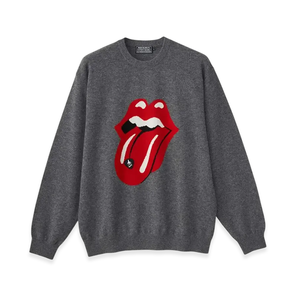 HYSTERIC GLAMOUR x THE ROLLING STONES Sweater "Gray"