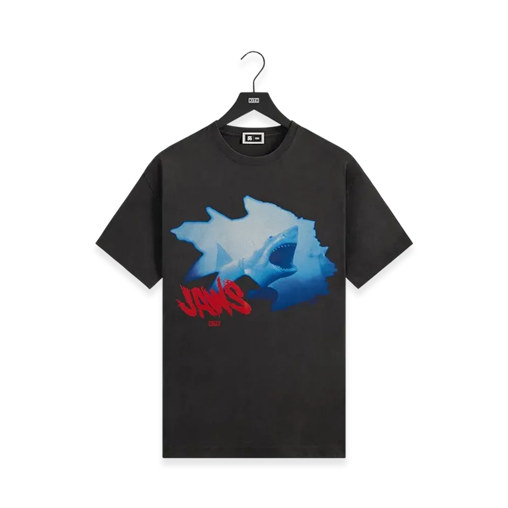 Kith x JAWS Shipwreck Vintage Tee "Black"