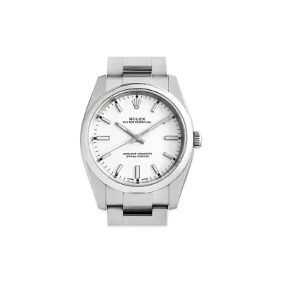 ROLEX Oyster Perpetual "White/Stainless Steel"