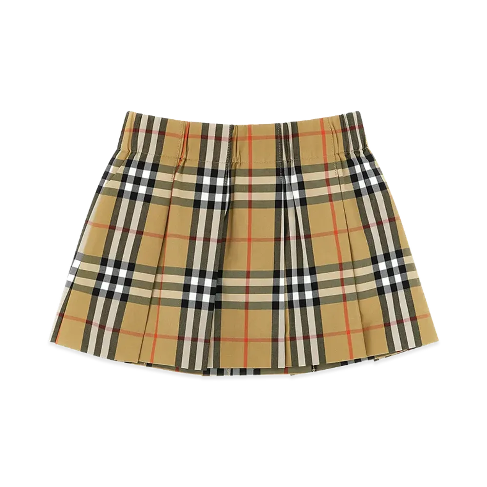 Burberry Kids Gabrielle Skirt "Beige"