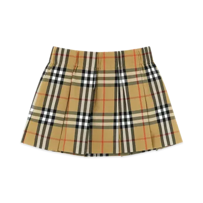 Burberry Kids Gabrielle Skirt "Beige"