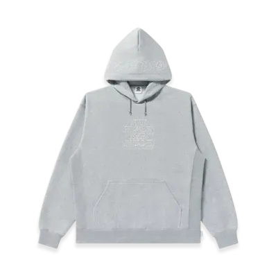 BlackEyePatch Stitch Printed OG Label Hoodie "Heather Gray"