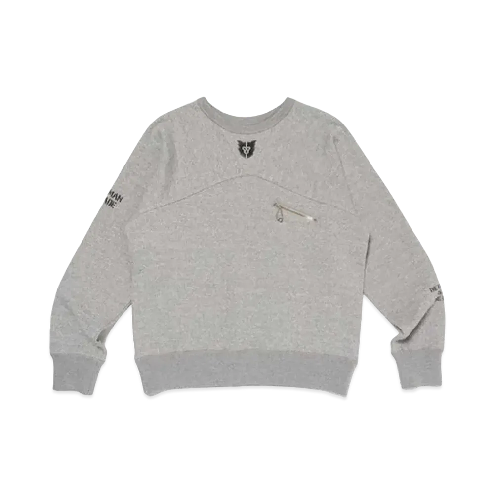 HUMAN MADE Crewneck Sweatshirt "Gray"