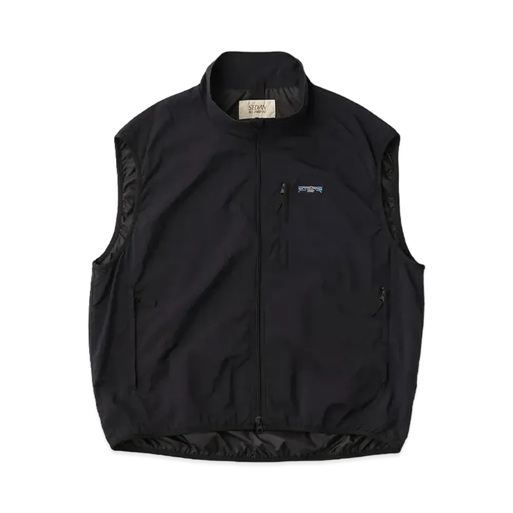 SEDAN ALL-PURPOSE Full Zip Packable Vest "Black"