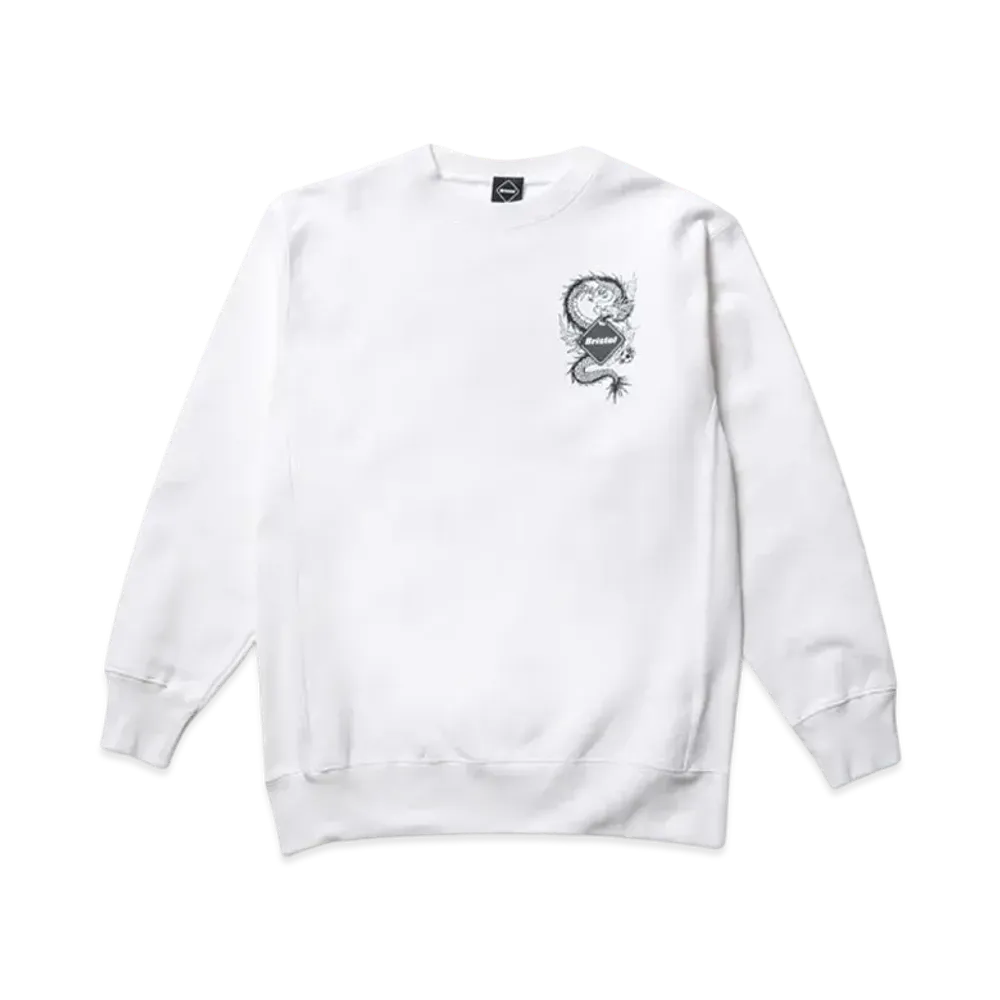 F.C.Real Bristol Year Of The Dragon Dragon Team Crewneck Sweat "White"