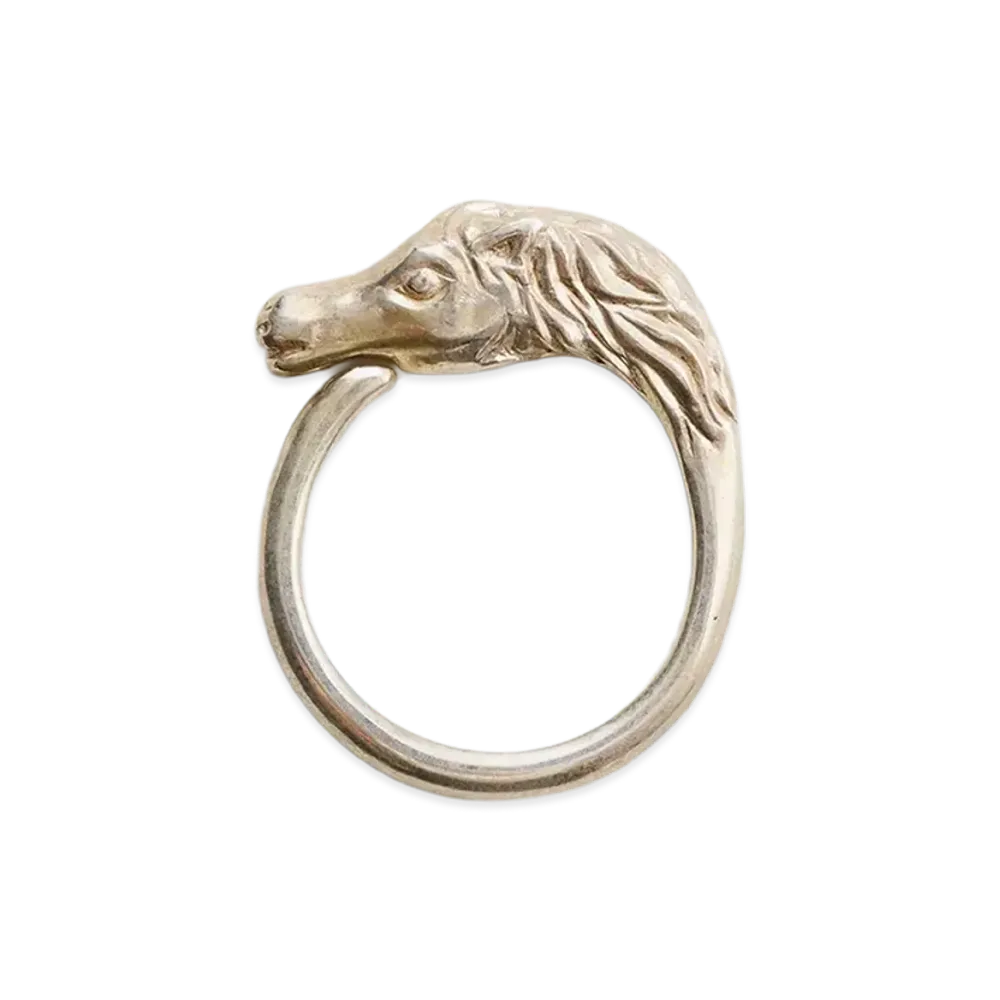 NICENESS Amon Horse Silver NN Ring "Silver"