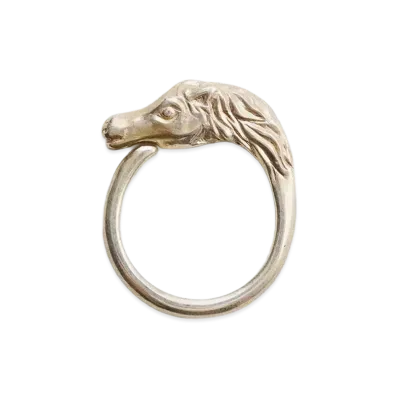 NICENESS Amon Horse Silver NN Ring "Silver"