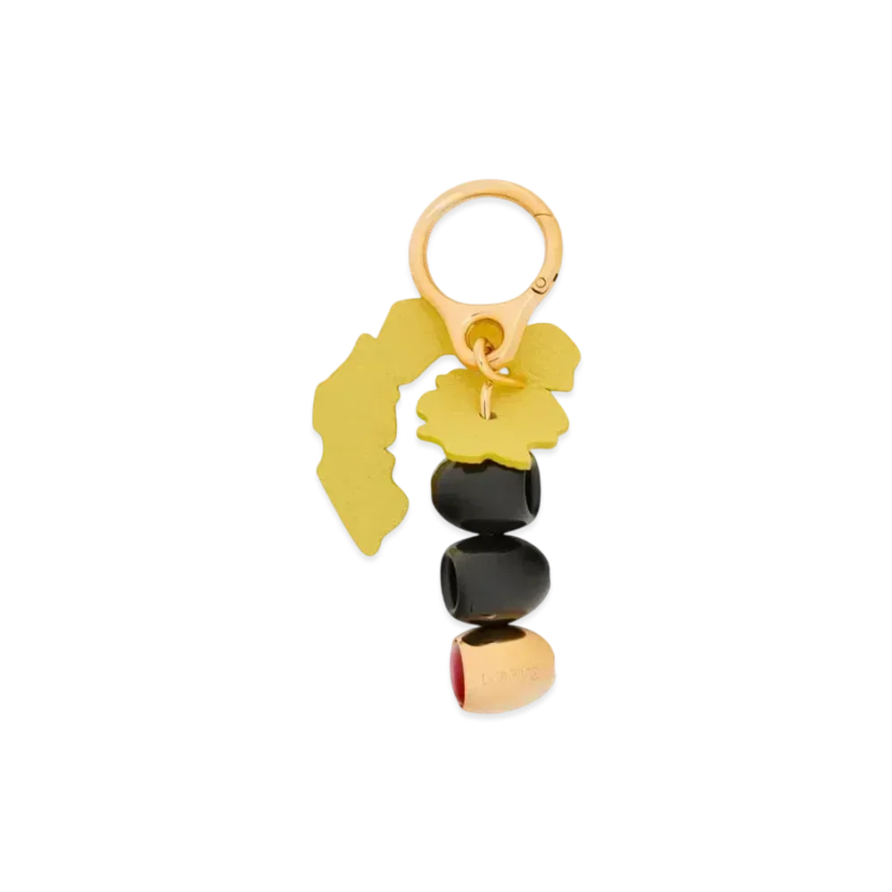 LOEWE Olive Charm "Black/Gold"