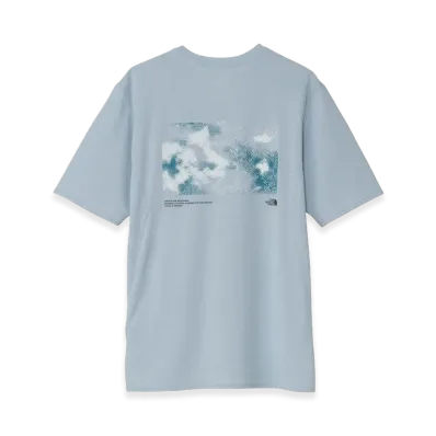 The North Face Short Sleeve GTD Melange Graphic Crew "Celestial Blue"