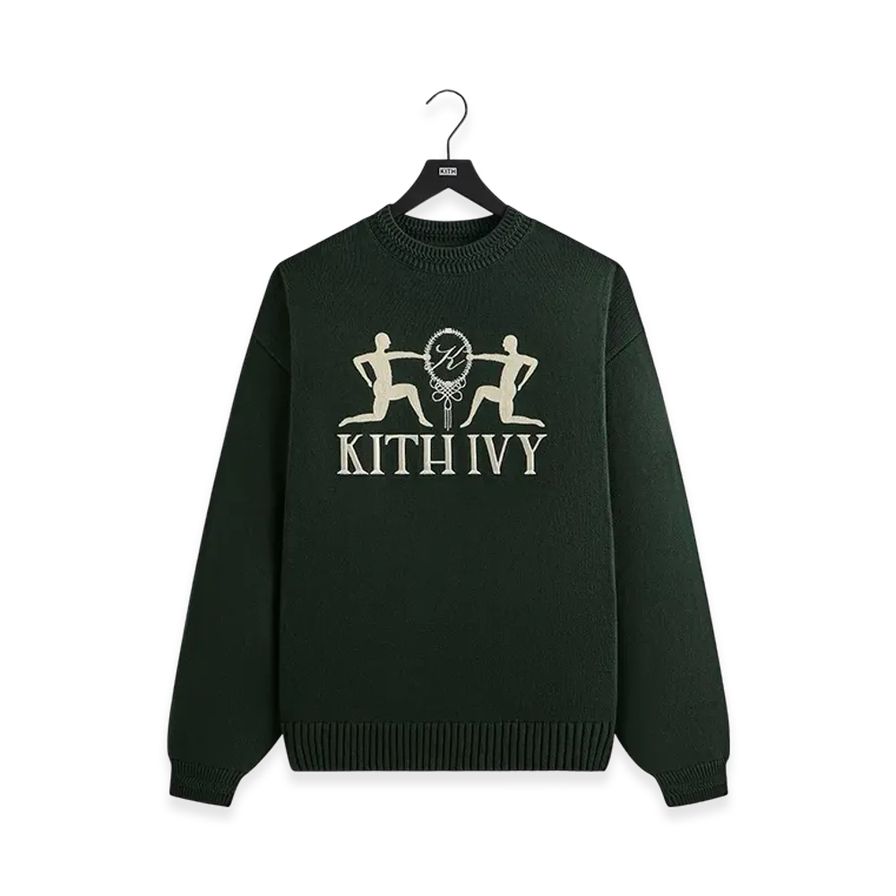 Kith Ivy Emblem Crewneck Sweater "Ivy Green"