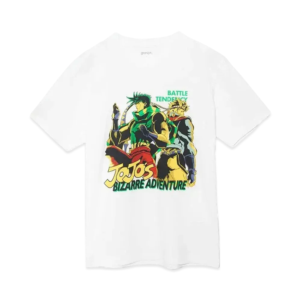 graniph x JOJO'S BIZARRE ADVENTURE Battle Tendency T-Shirt "White"