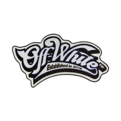 OFF-WHITE Logic Logo Shaped Rug "Multi"