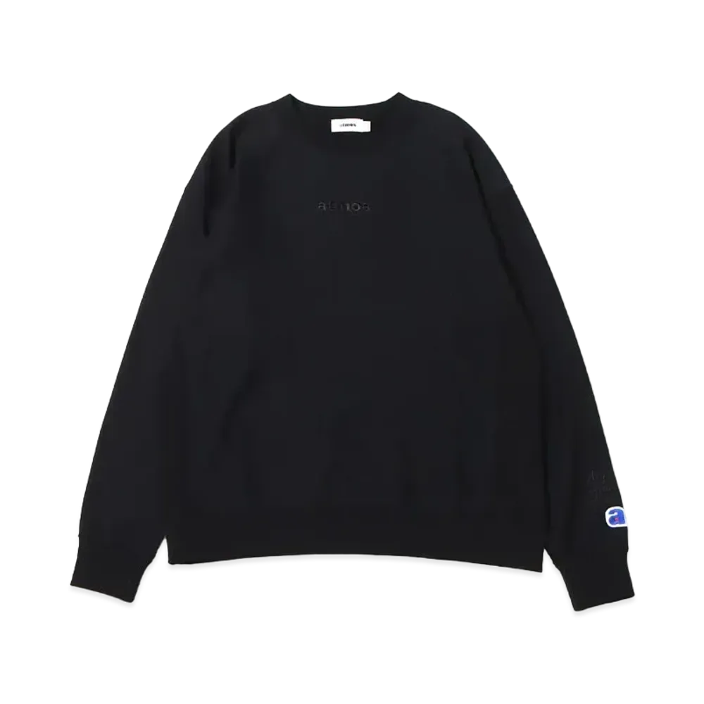 atmos Embroidery Classic Logo Heavy-Weight Sweat "Black"