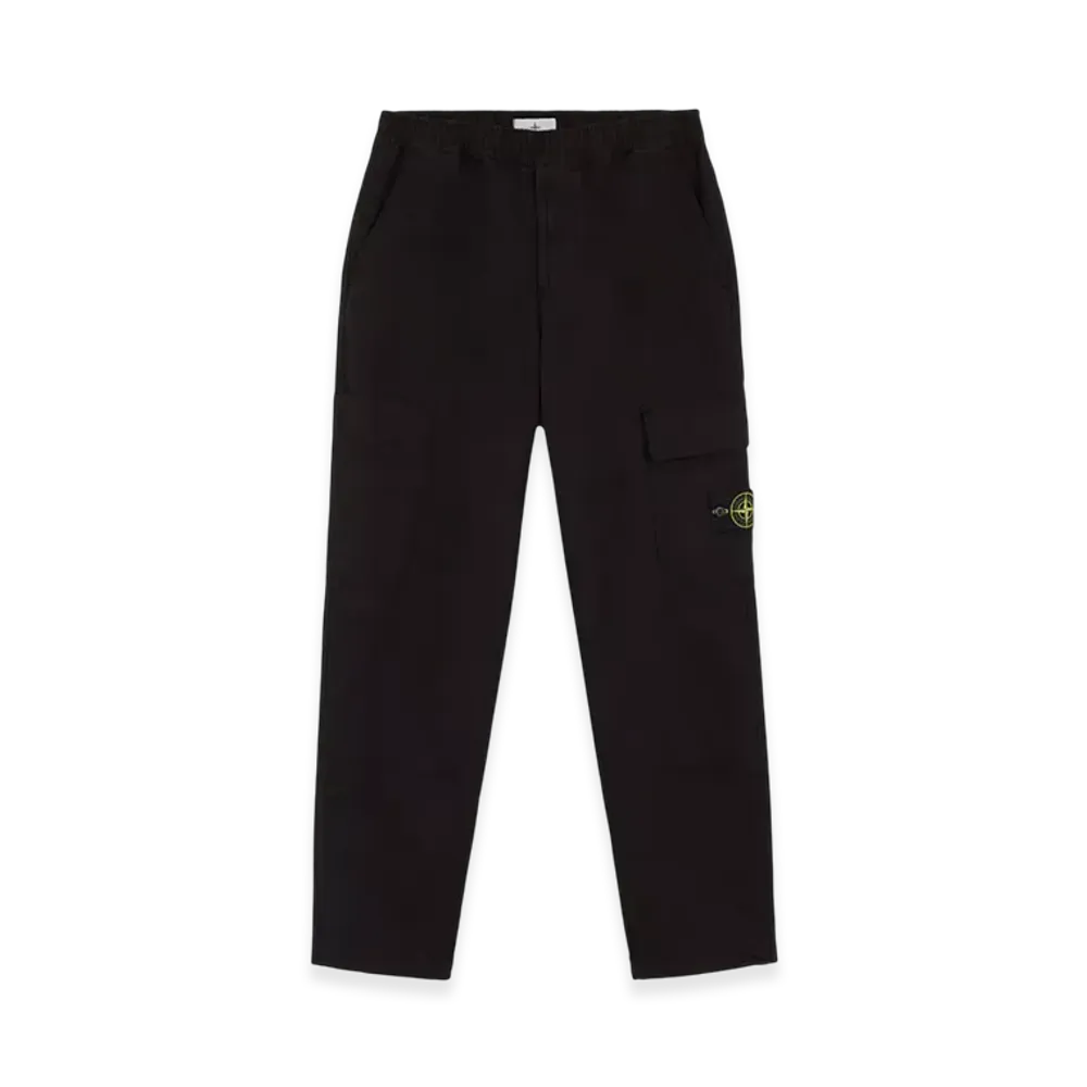 Stone Island 32212 Cotton Ripstop Relaxed Fit Chino Pants - 24FW "Black"