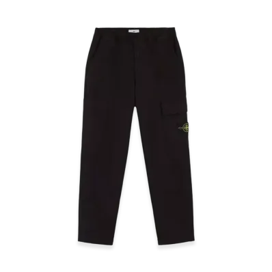 Stone Island 32212 Cotton Ripstop Relaxed Fit Chino Pants - 24FW "Black"
