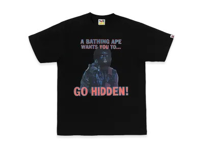 A BATHING APE x HIDDEN Go Hidden Tee "Black"