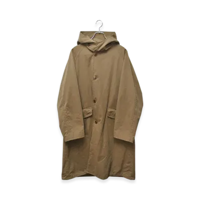 COMOLI Hooded Coat "Olive"