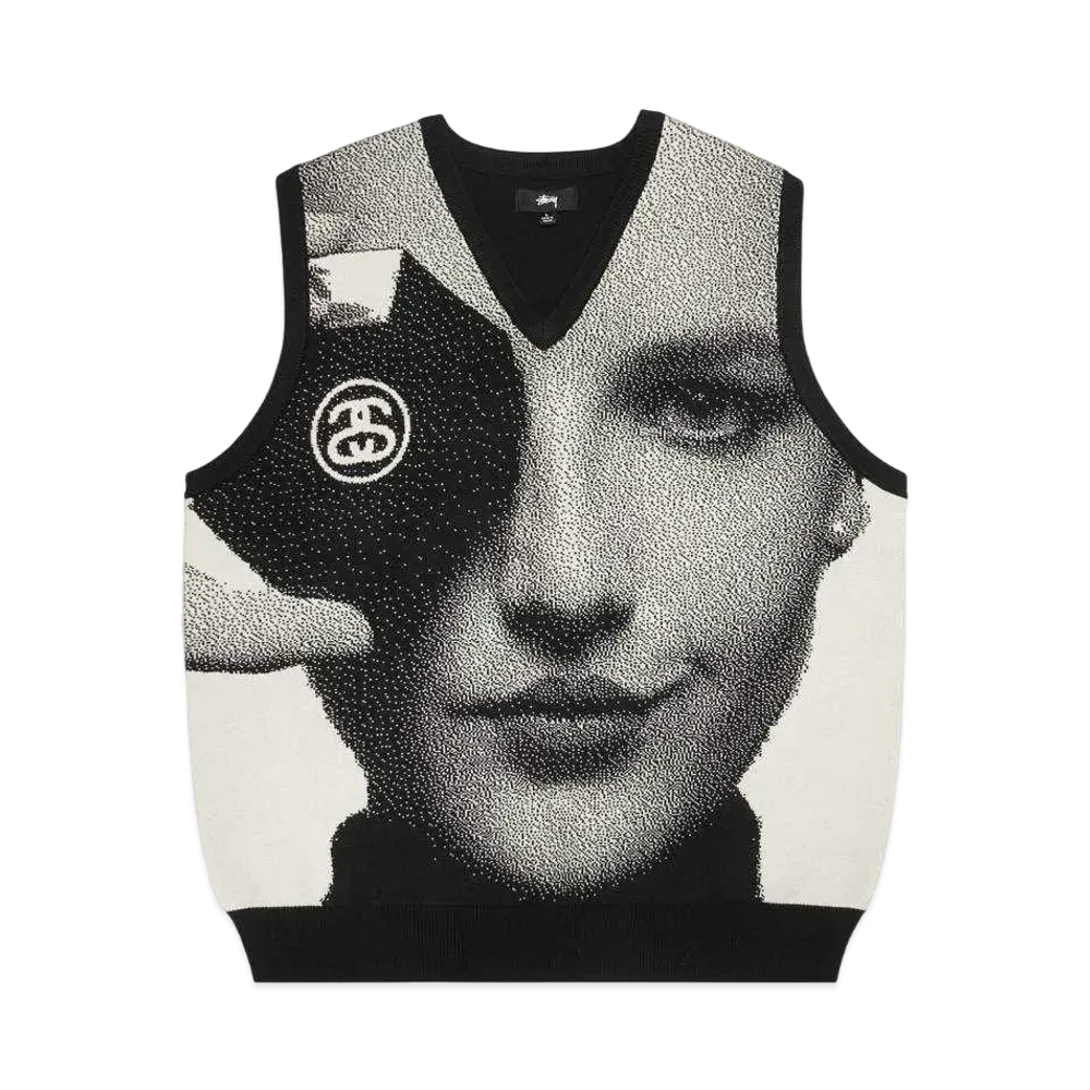 Stussy Photo Jacquard Vest "Black"