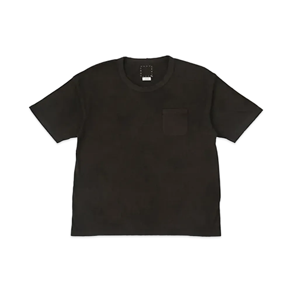 visvim JUMBO TEE S/S (UNEVEN DYE) "Charcoal"
