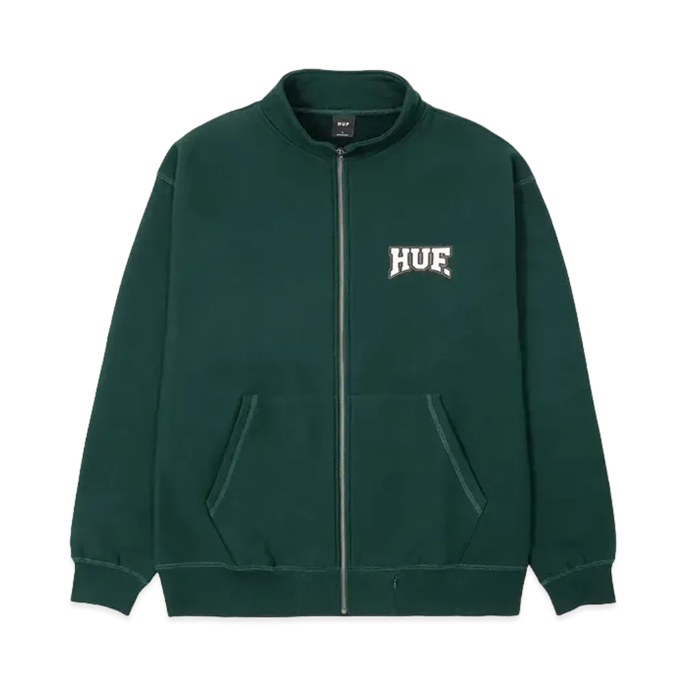 HUF Home Team Full Zip Fleece "DK Green"