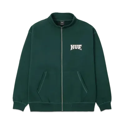HUF Home Team Full Zip Fleece "DK Green"