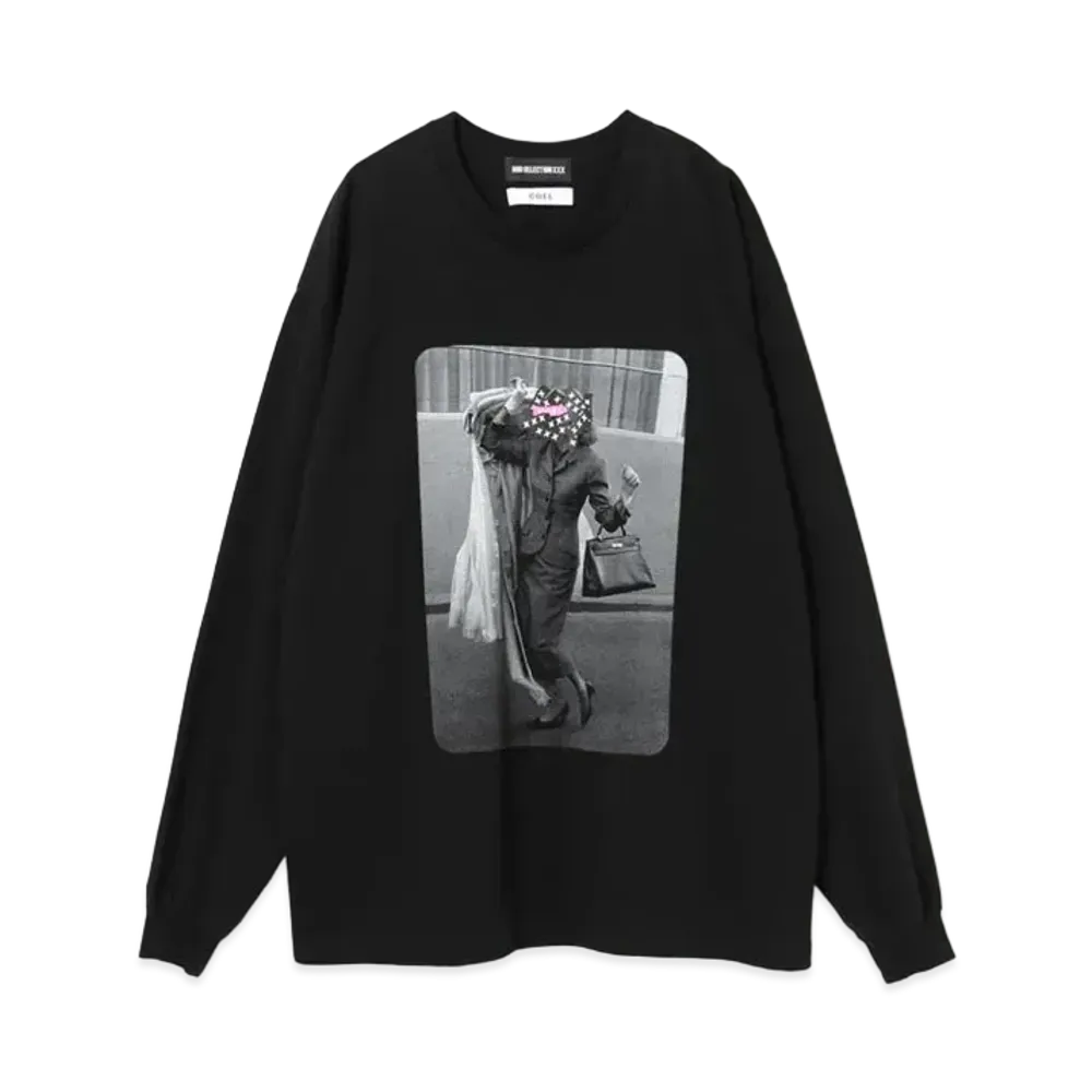 GOD SELECTION XXX x COEL Photo Long Sleeve T-Shirt GX-S23-CLLT-01 "Black"
