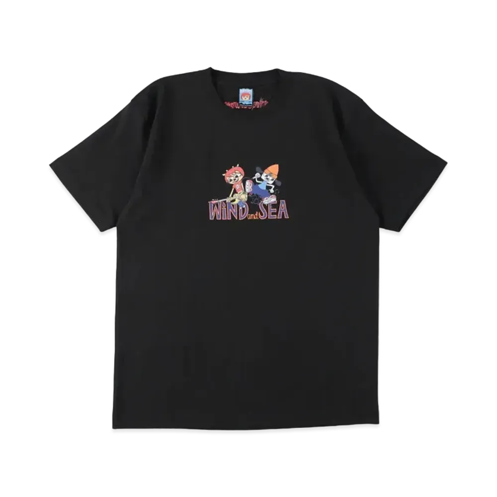 WIND AND SEA x UM JAMMER LAMMY (LAMMY × PARAPPA) S/S TEE "Black"