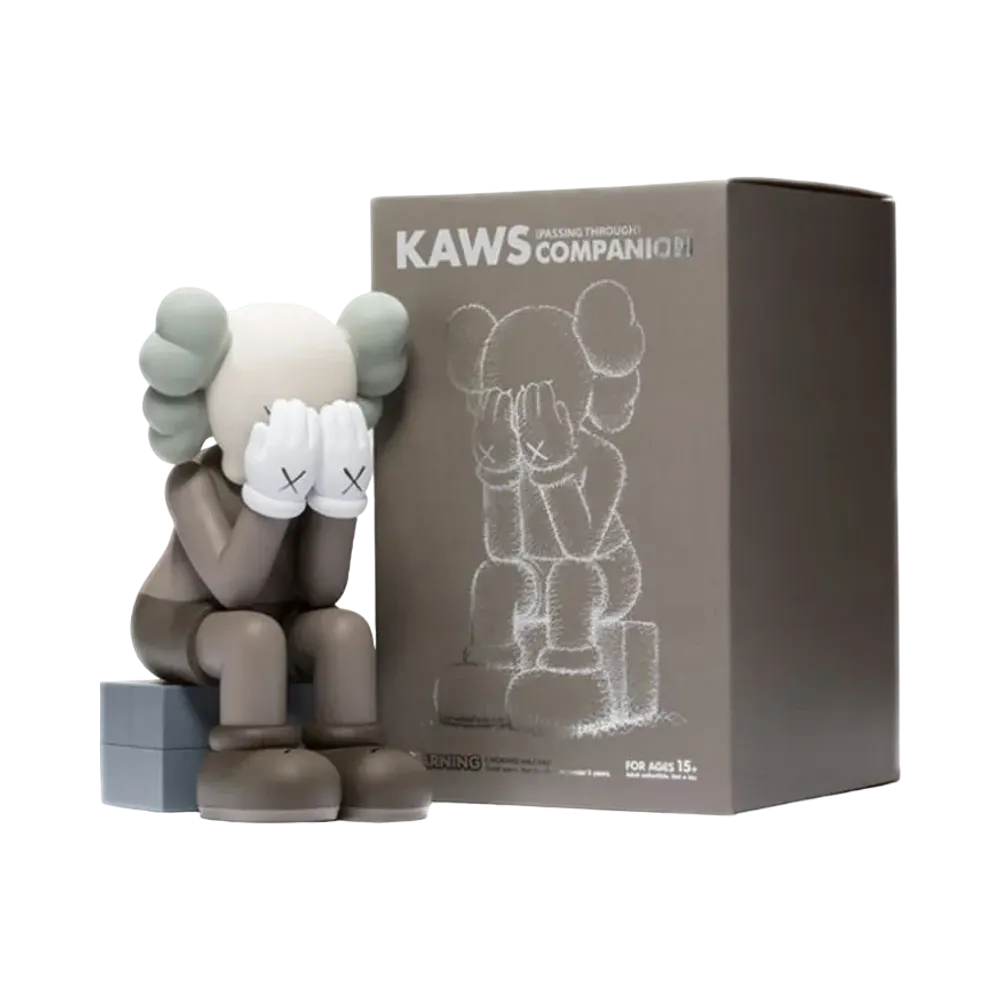 KAWS Passing Through Companion Vinyl Figure (2013) "Brown"