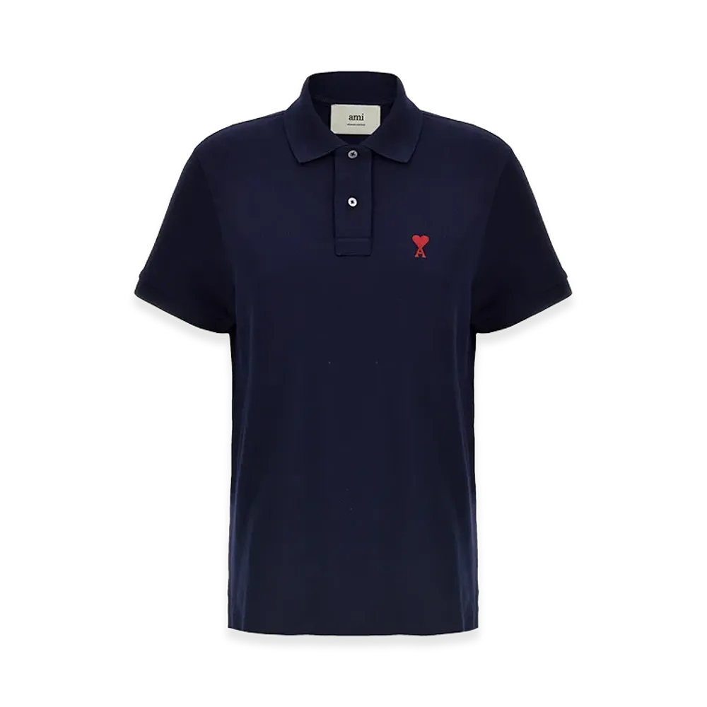 AMI PARIS Ami De Coeur Polo Shirt "Blue"