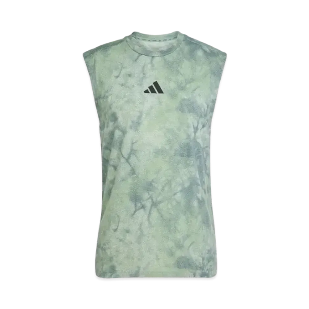 adidas Power Graphic Tank Top "Wonder Silver/Black"