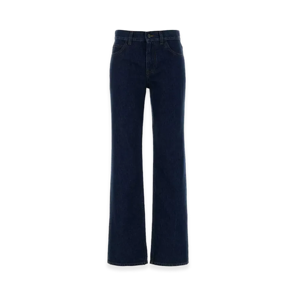 The Row Women's Denim Carlyl Jeans "Dark Blue"