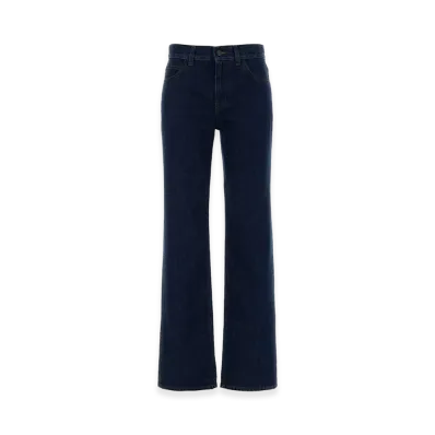 The Row Women's Denim Carlyl Jeans "Dark Blue"
