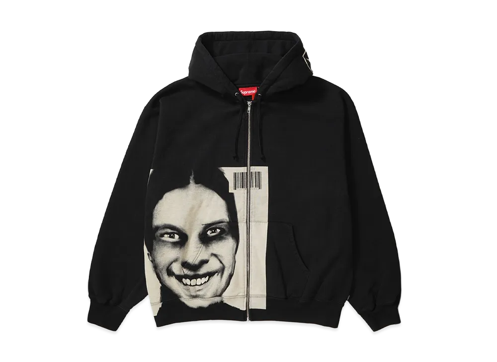 Supreme x Aphex Twin Zip Up Hooded Sweashirt 