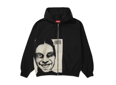 Supreme x Aphex Twin Zip Up Hooded Sweashirt "Black"