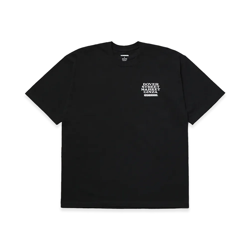 NEIGHBORHOOD x Dover Street Market Ginza T-Shirt SS-1 "Black"