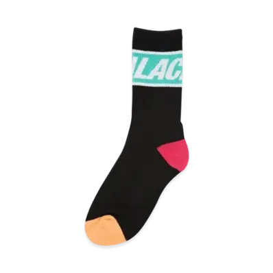 PALACE Font Sock "Black"
