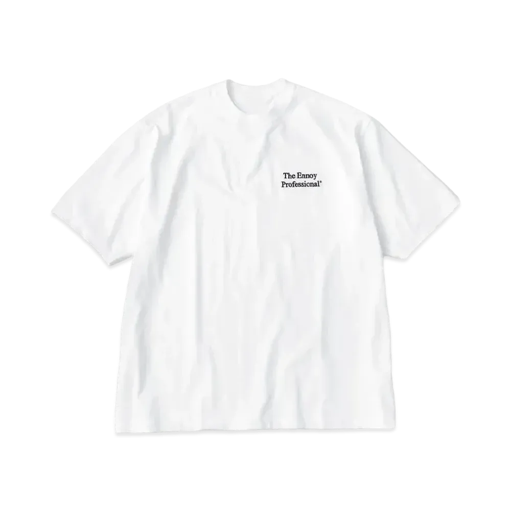 ENNOY 22SS Logo Tee "White" SS22BRENCT04NTL