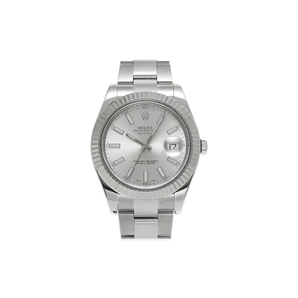 ROLEX Datejust II "Silver/Stainless Steel/White Gold"