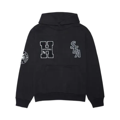 WIND AND SEA x HYSTERIC GLAMOUR Hoodie"Black"