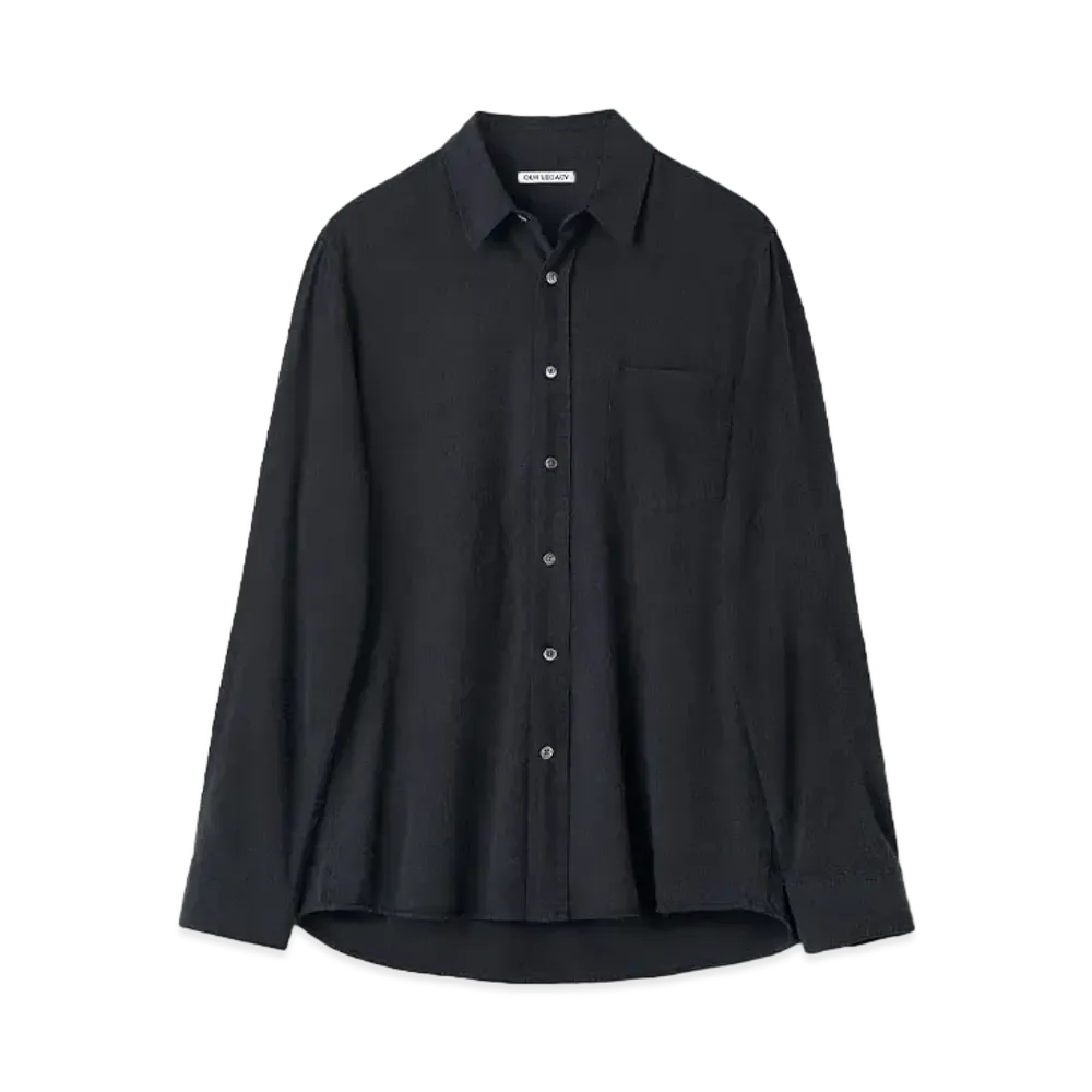OUR LEGACY Classic Shirt Silk "Black"