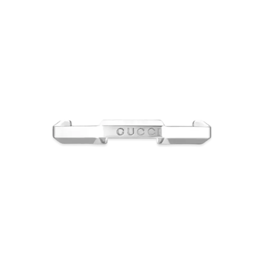 GUCCI Link To Love Mirrored Ring "Silver"
