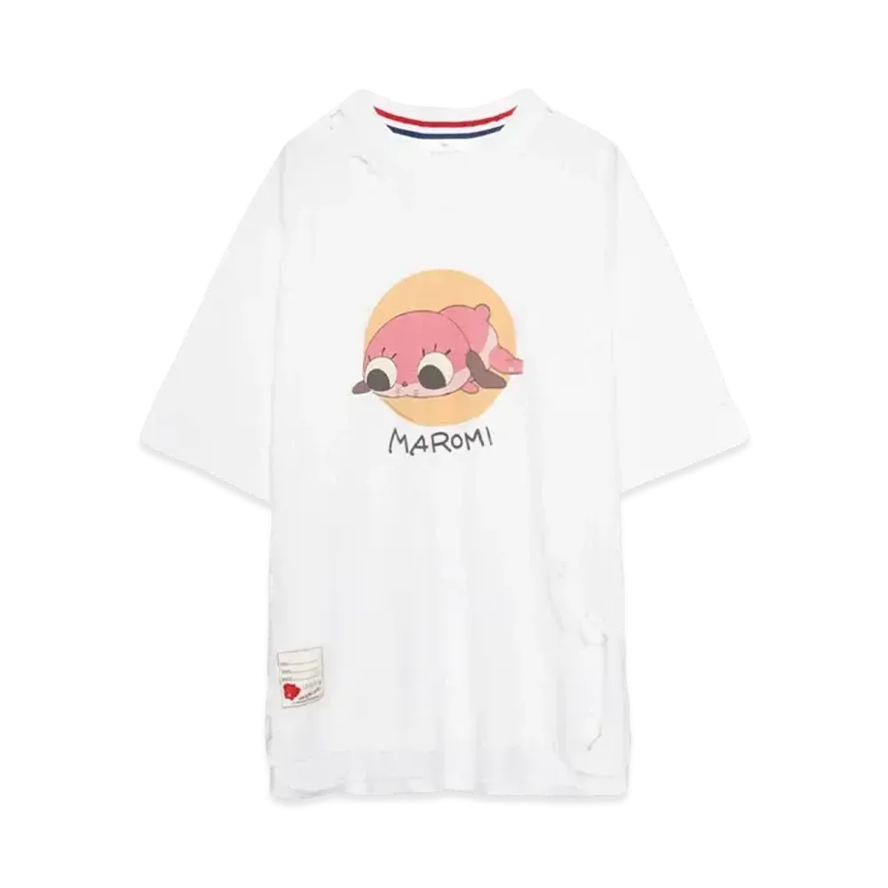 SEVESKIG Vintage S/S Tee Shirt Ver, Maromi "WHITE"