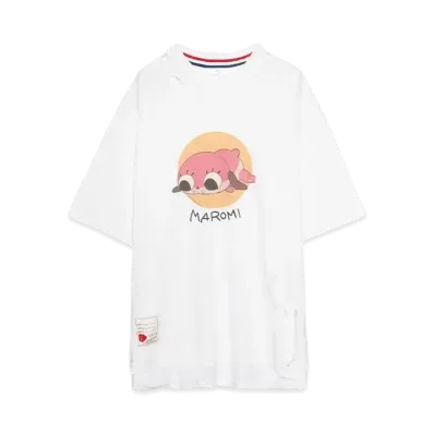 SEVESKIG Vintage S/S Tee Shirt Ver, Maromi "WHITE"