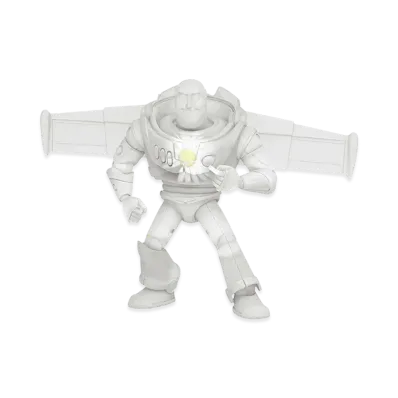 PEACEMINUSONE x Toy Story THE FIRST FAN Crystal Figure Buzz "White" / G-DRAGON